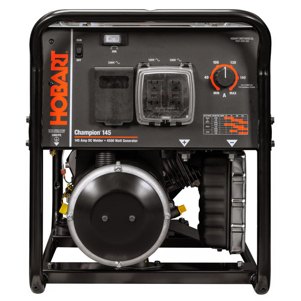 Hobart Champion 145 DC Welder/4500 Watt AC Generator with GFCI - 500563